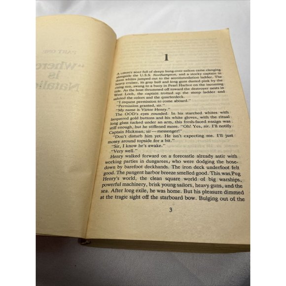 War and Remembrance Military Vintage Paperback Book Herman Wouk Pocket Book - Picture 10 of 12